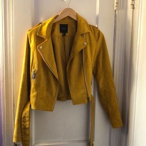 Suede Moto Jacket